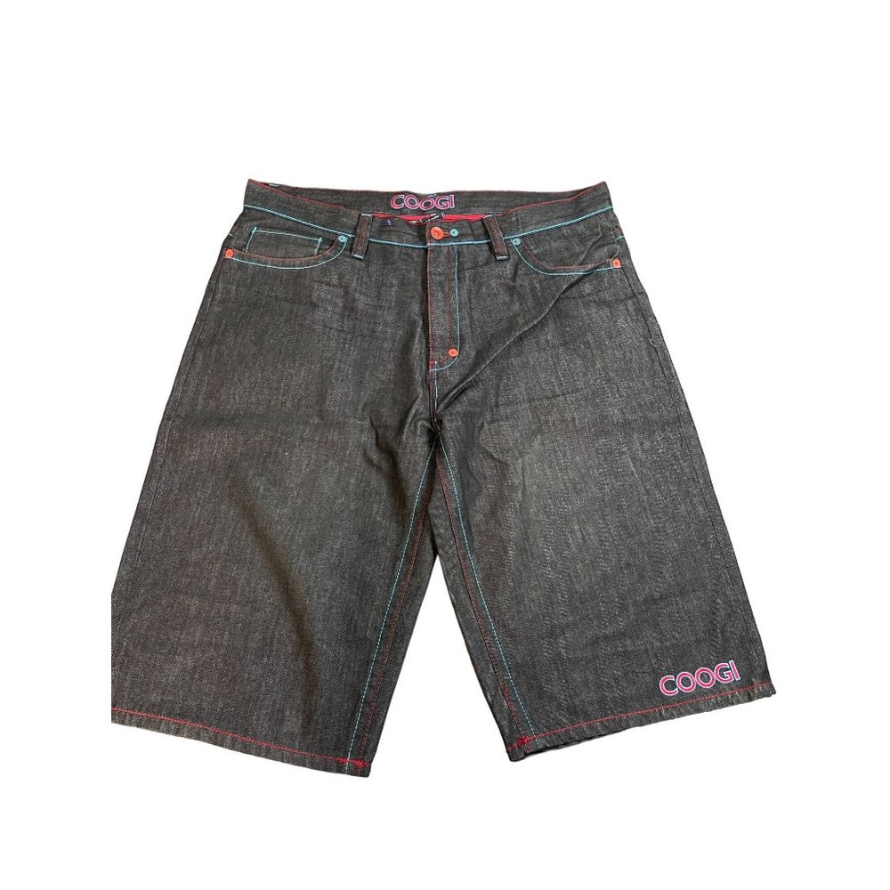 Y2k COOGI Jean Shorts Sz 42